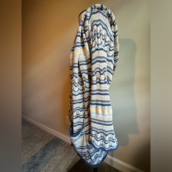 Johnny Was Hooded Crochet Knit Cardigan - Picture 5 of 8